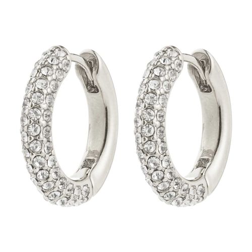 Pilgrim Tatum Recycled Crystal Earrings - Silver Plated